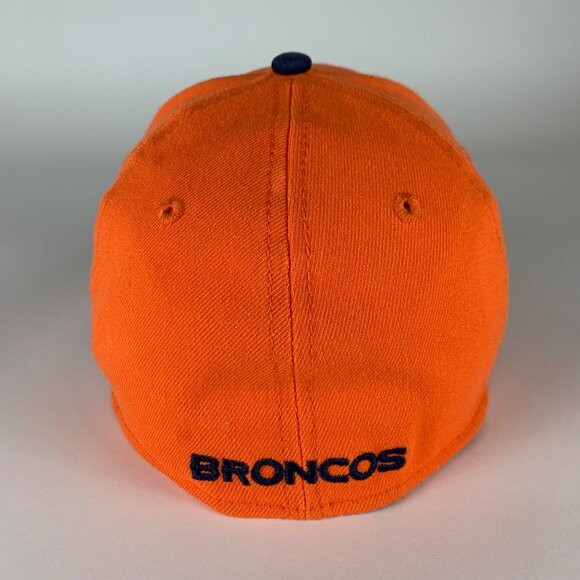 Denver Broncos NFL Orange New Era 39Thirty Stretch Fitted Hat Mens S/M - Picture 3 of 5